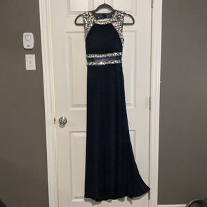 Navy prom dress